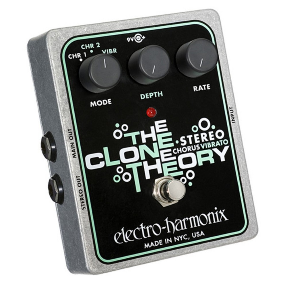 Electro-Harmonix Stereo Clone Theory Analog Chorus Effect Pedal