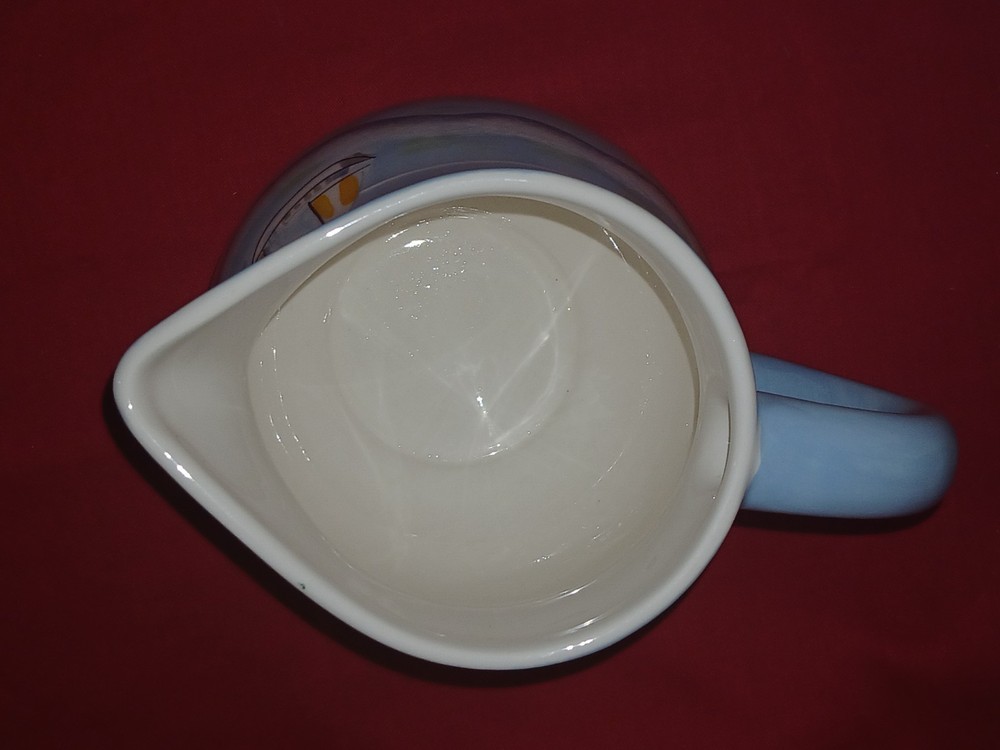 Ceramic Beach Scene Pitcher