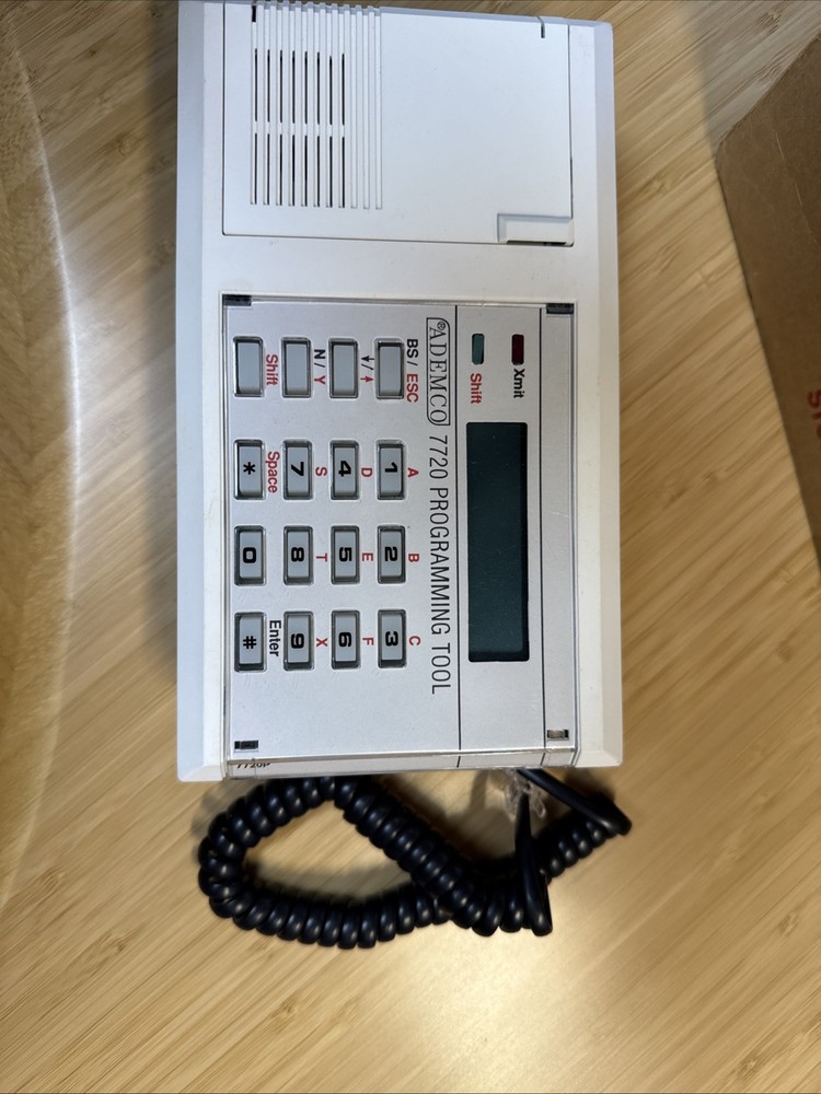 Honeywell Ademco 7720 Programming Keppad