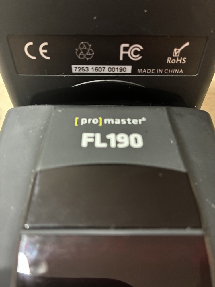 Canon Promaster FL190 TTL Flash For Canon Code 7253