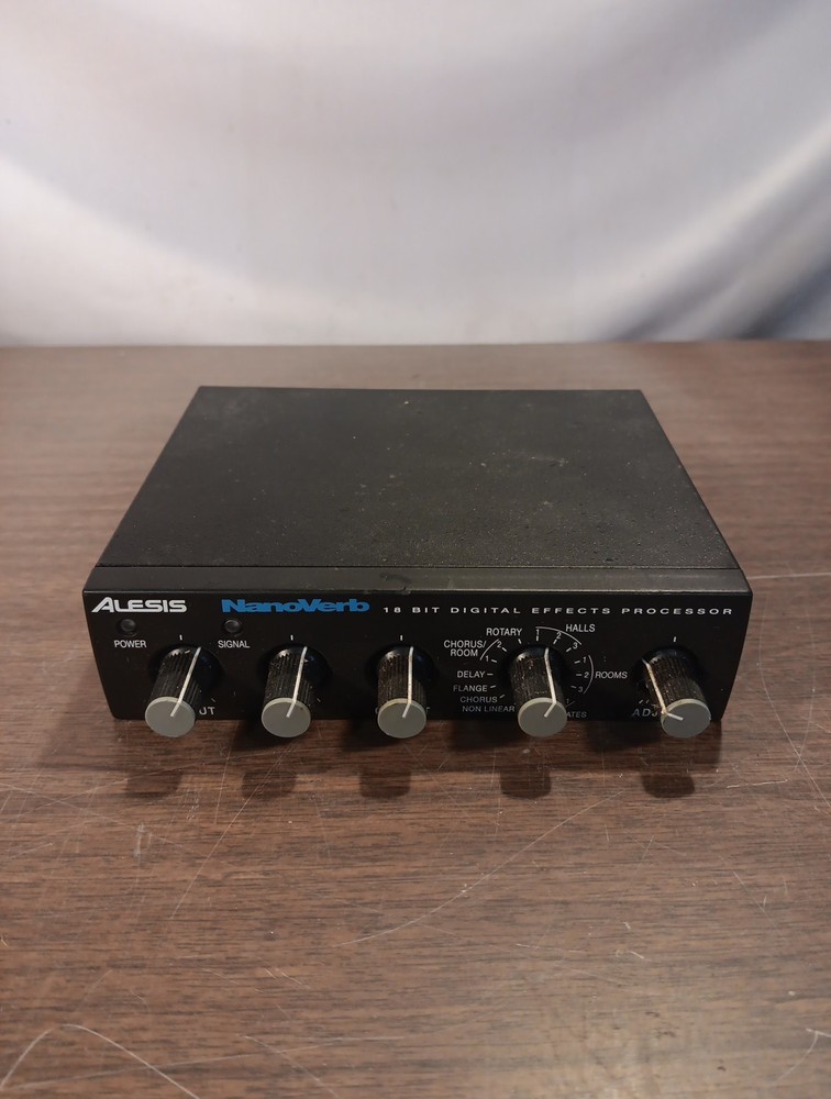 ALESIS NANOVERB 18-BIT DIGITAL EFFECTS PROCESSOR - UNTESTED