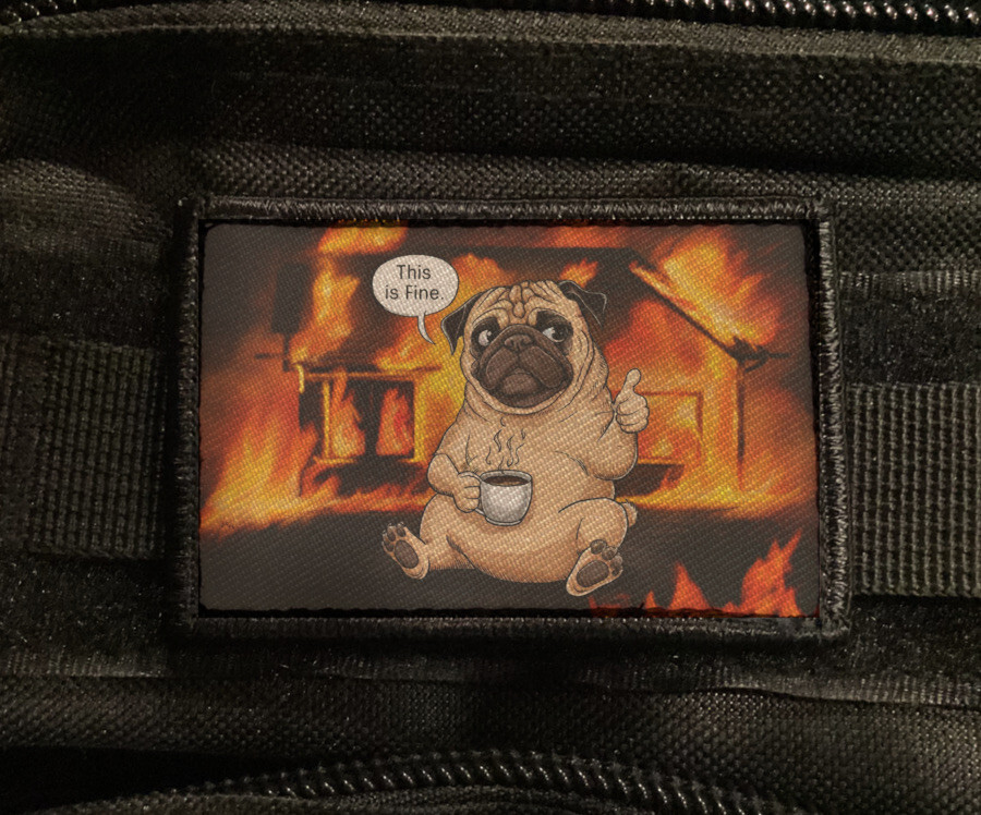 Cookie Scream Moster Patch Meme Sew on [sub]