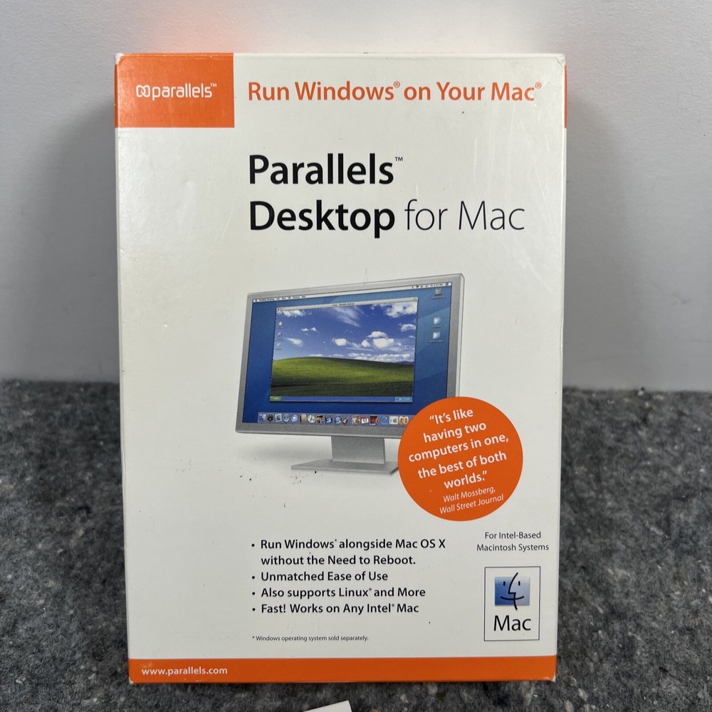 Vintage Software Parallels Desktop for Mac OS X - Nova Development (2006)