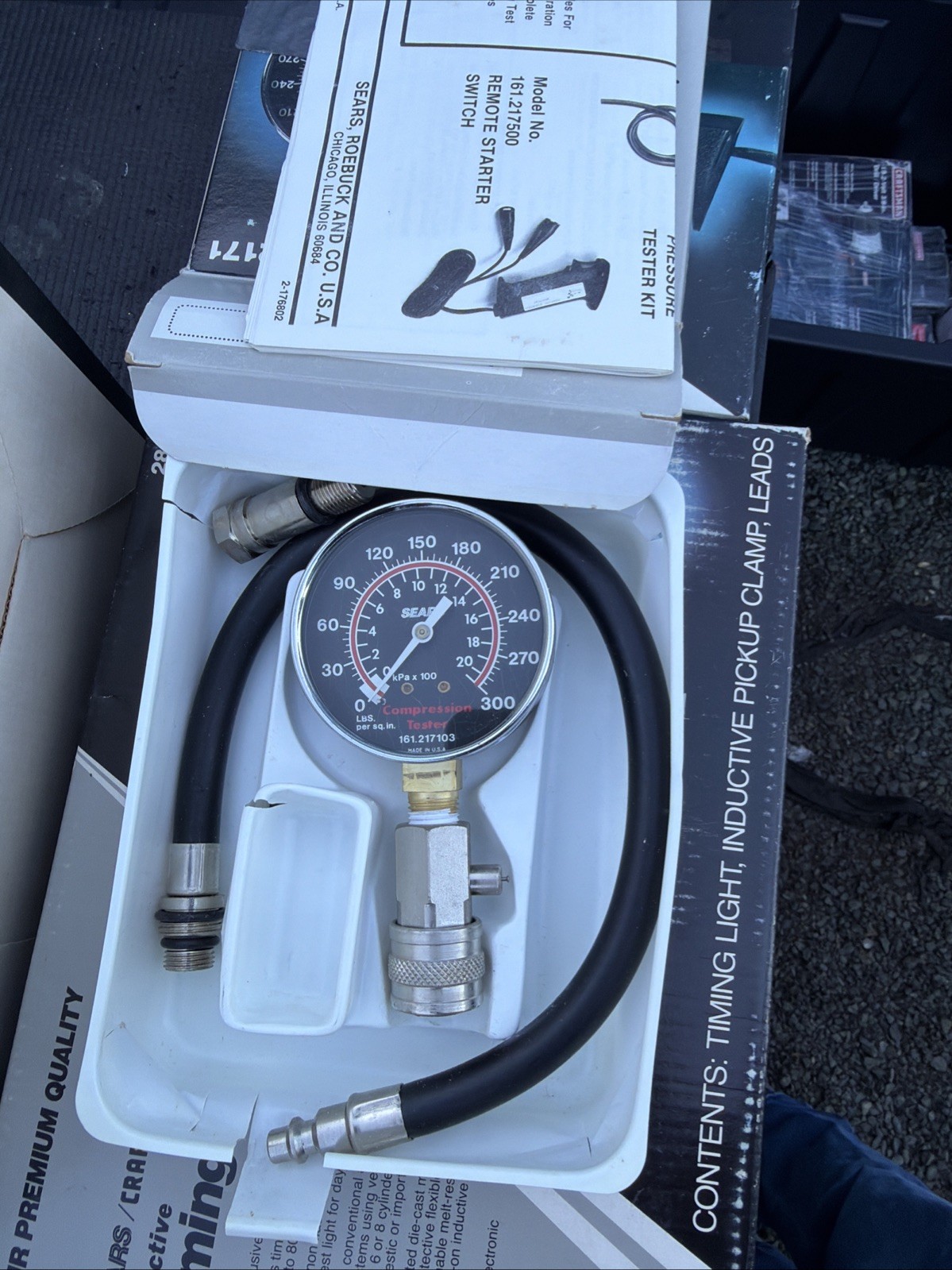 Holy Grail Sears Craftsman USA Automotive Analyzing Kit 21585 Analyzer Timing Lt