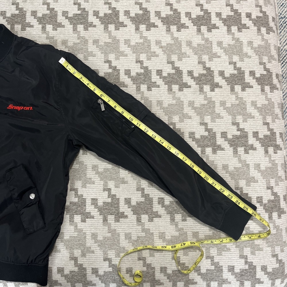 Fossa Apparel Snap-on Bomber Jacket Size Small