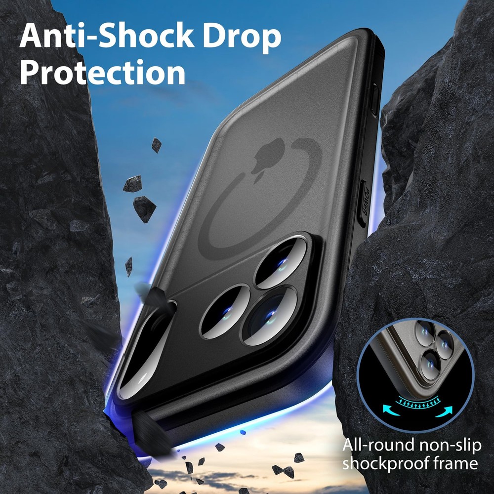 SPORTLINK for iPhone 17 Pro Max Waterproof Case - Built in Screen Protector/Shoc
