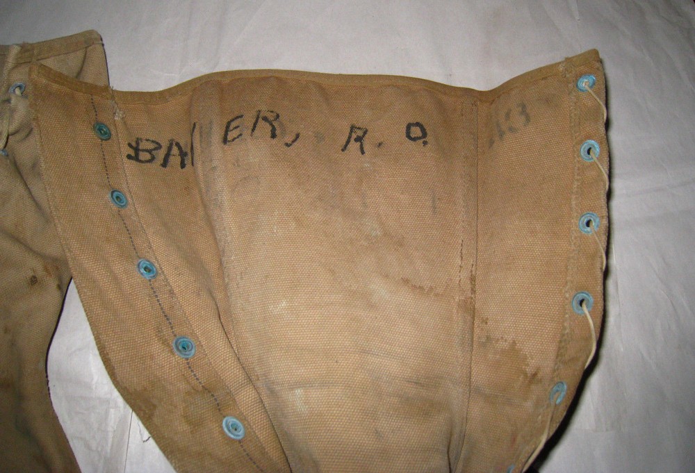 WW II Leggings Gregory & Read Co 03/12/43
