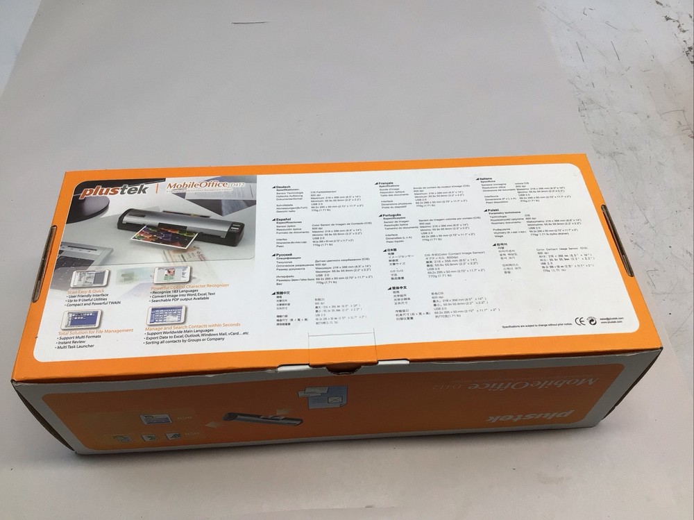 NEW Plustek MobileOffice D412 Scanner
