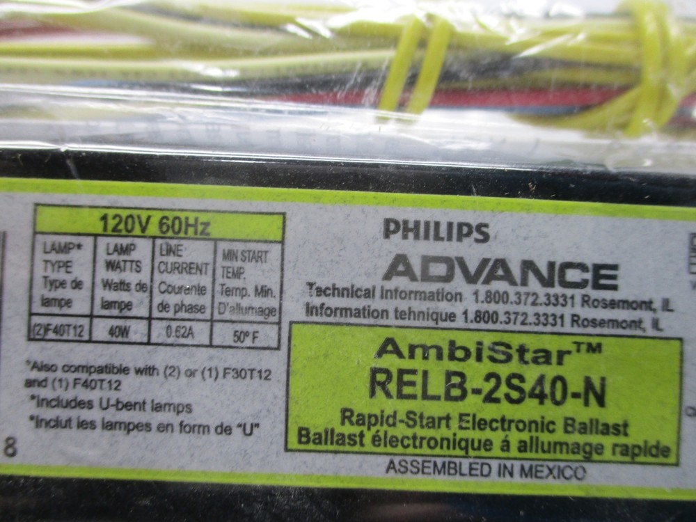 PHILIPS ADVANCE RELB-2S40-N BALLAST NSNP