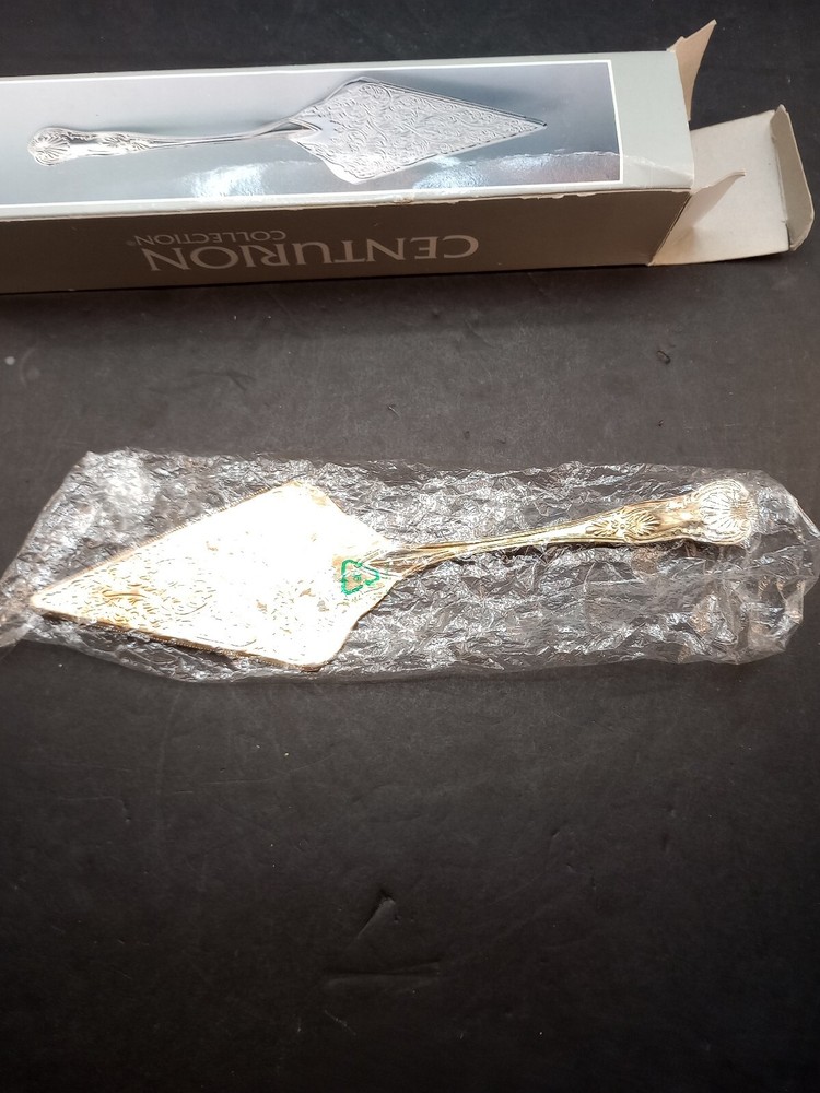 Vtg Silver plated Cake Server 11.5” by Centurion Collection NIB
