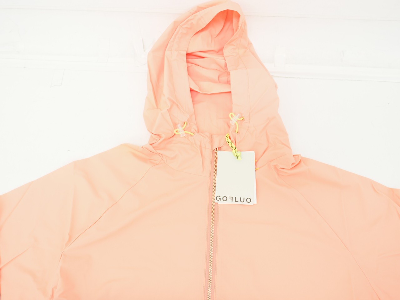 New! GOFLUO Billie Reflective Jacket Size XS Adult/Women's Coral/Pink