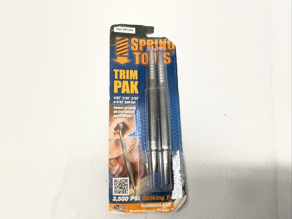 Spring Tools TP1234 Trim Pak Hammerless 1/32’’,2/32’’,3/32’’ & 4/32’’