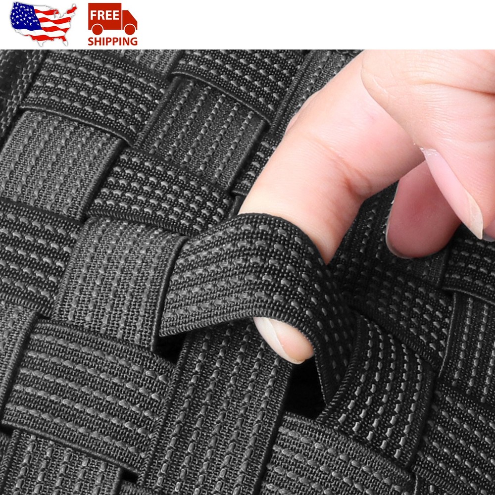 Tactical Webbing Molle Panel Center Console Organizer Storage For Ford F150 17+