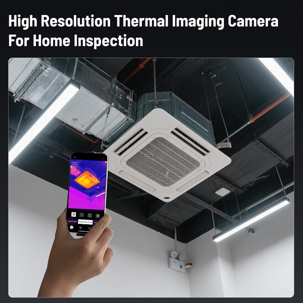 256x192 IR Resolution Wireless Thermal Camera for Android & iOS WiFi Handheld
