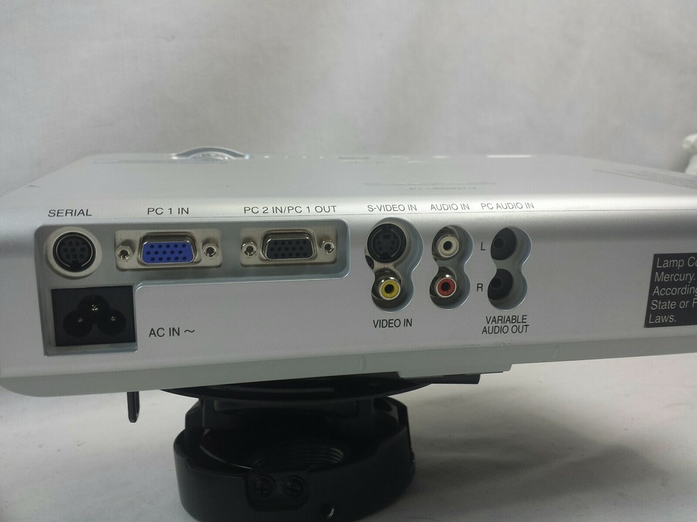 Panasonic PT-LB50NTU LCD Projector,Remote and Mounting Bracket, Tested, JM-0475