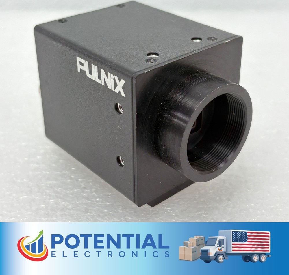 PRE OWNED | PULNIX industrial Progressive Scan Shutter CCD Camera Only - Black