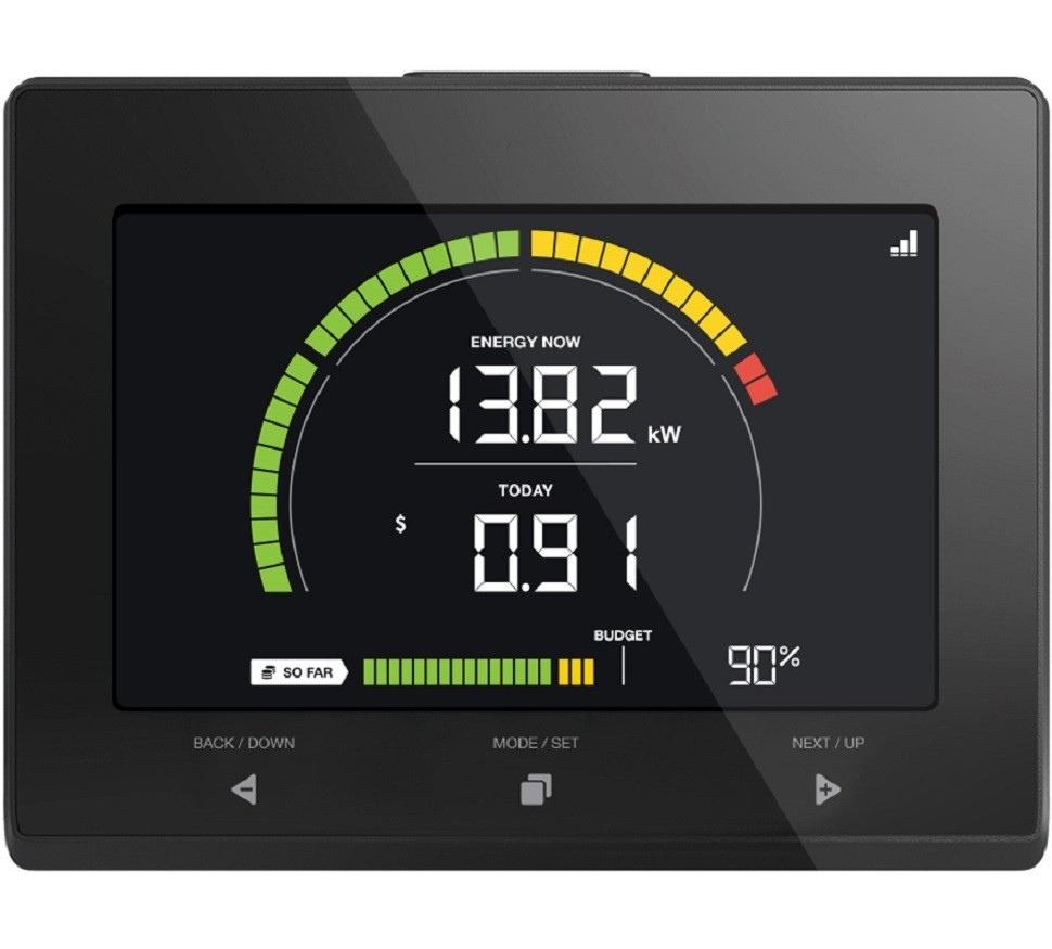 Efergy E-Max Kit EMAX-CT-US 7.9" Color Energy Monitor No Wi-Fi required.