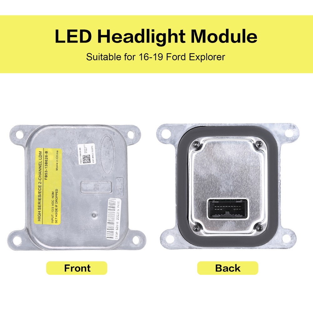 For 16-19 Ford Explorer LED Headlight Module Ballast Replacement Unit FB5313B62B