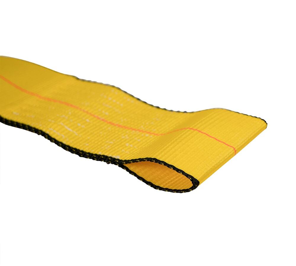 20 Pack 4"x5' Roll Off Container Winch Strap with Flat Hook 5400 # WLL Bolt-On