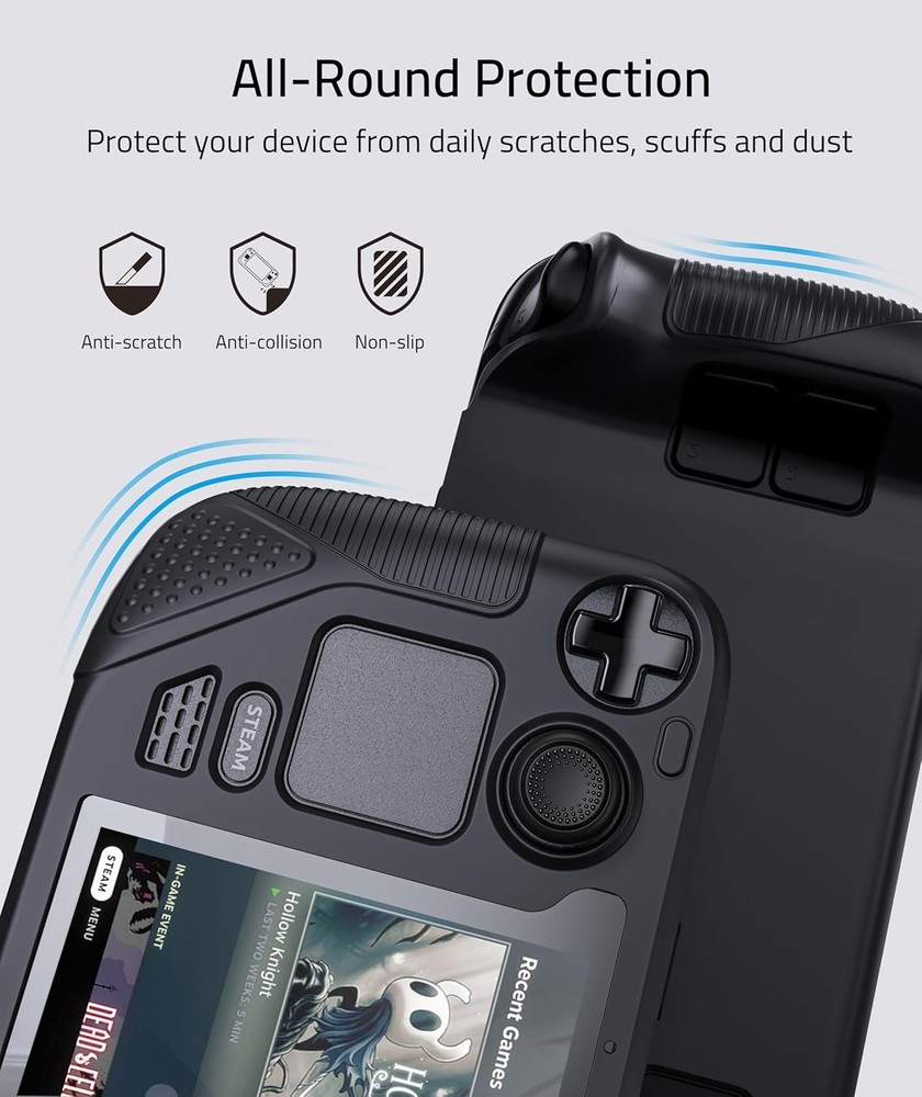 Syntech Protective Case Compatible with Steam Deck Accessories Console Black