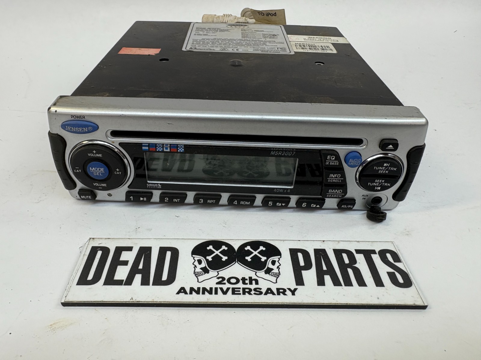 Harley Jensen Marine MSR3007 radio stereo CD player