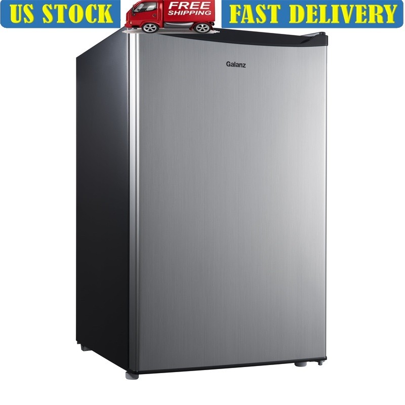 Single Door Mini Fridge 4.3 Cu ft Energy Efficient Adjustable Shelves Compact US