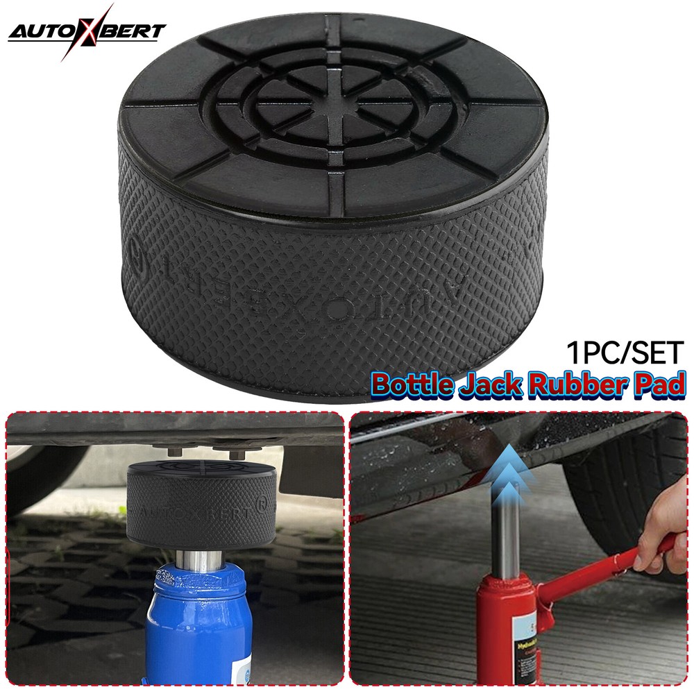 Hydraulic Bottle Jack Slotted Adapter Pad Protection 37mm Hole On Bottom