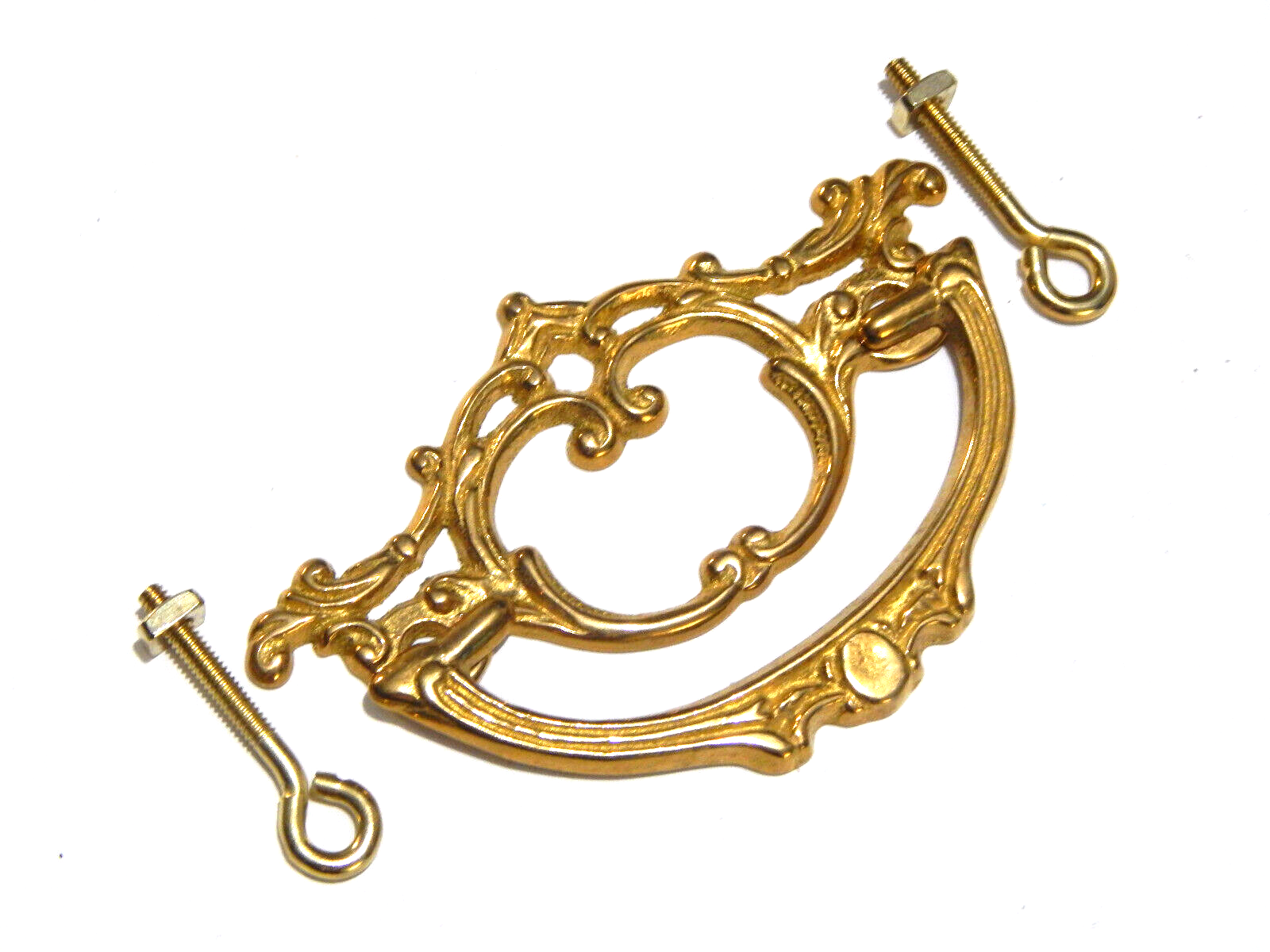 Victorian Fancy Ornate Drawer Pull With 3" Center For Dresser Chest Vanity