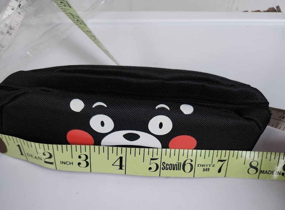 Kumamon pencil case pouch Black