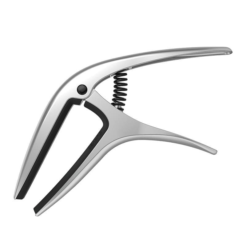 Ernie Ball P09601 Axis Guitar Capo, Silver