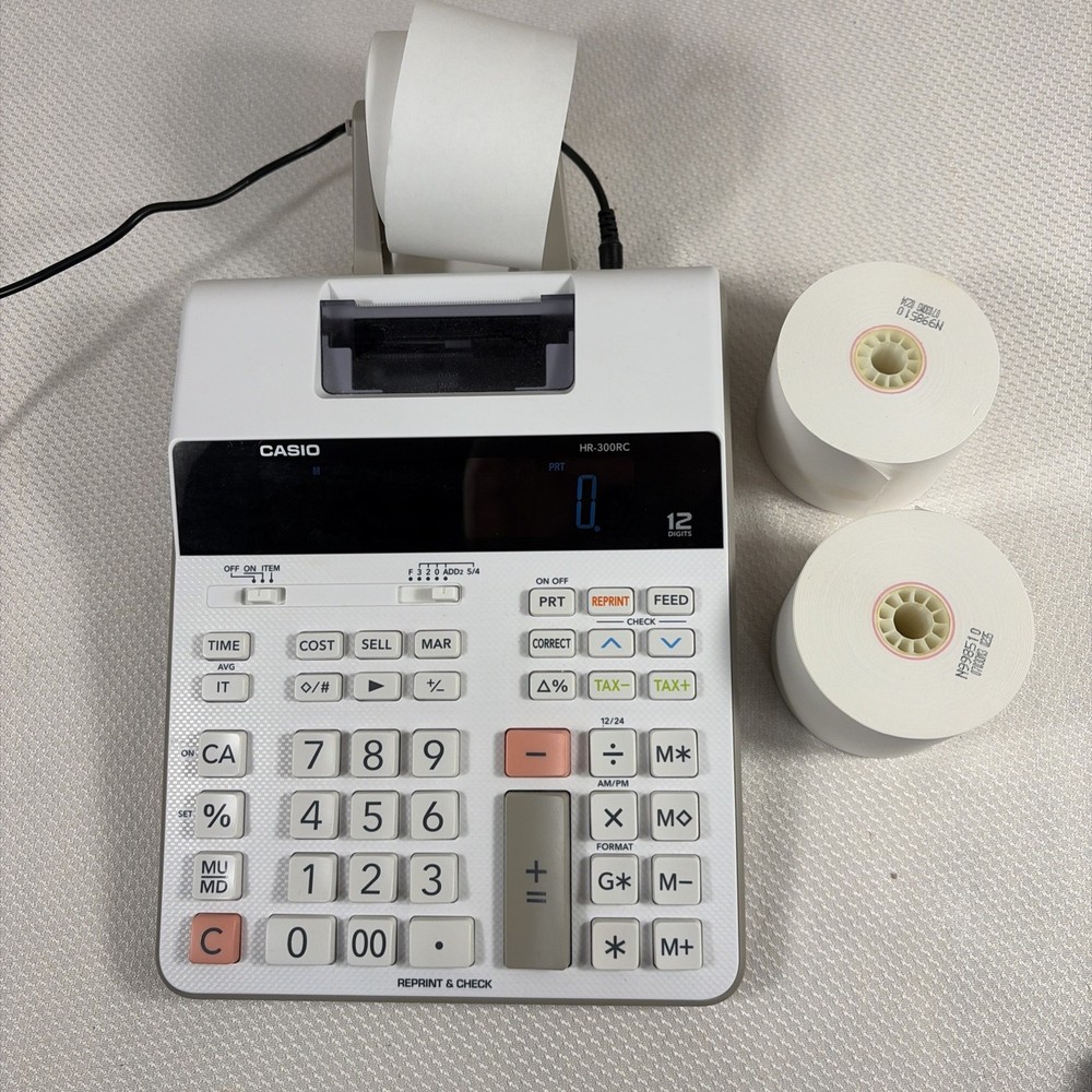 Casio HR-300RC Printing Calculator