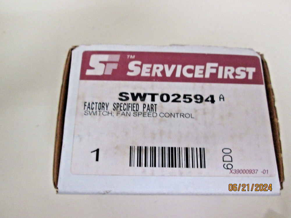 SERVICE FIRST SWITCH : FAN SPEED CONTROL (SWT02594) A