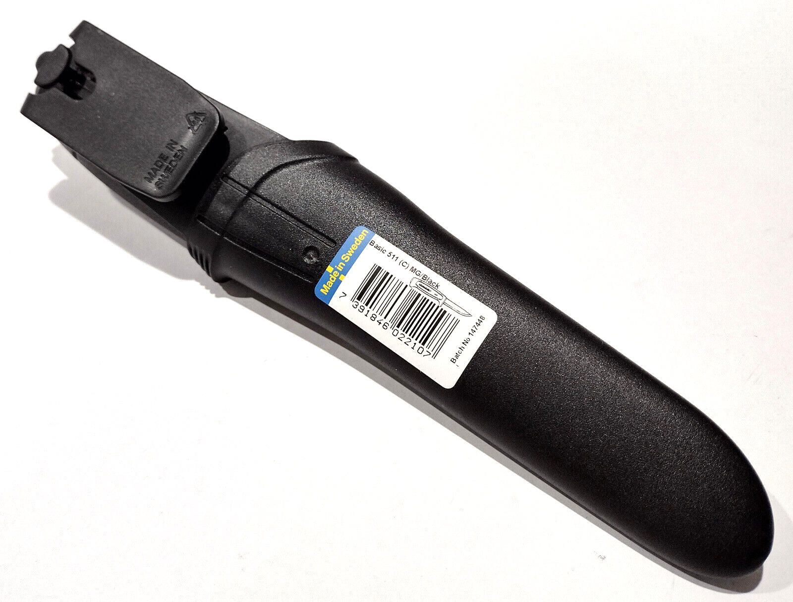 MORA SWEDEN MORAKNIV MILITARY BLACK/GREEN BASIC 511 CARBON STEEL TACTICAL KNIFE