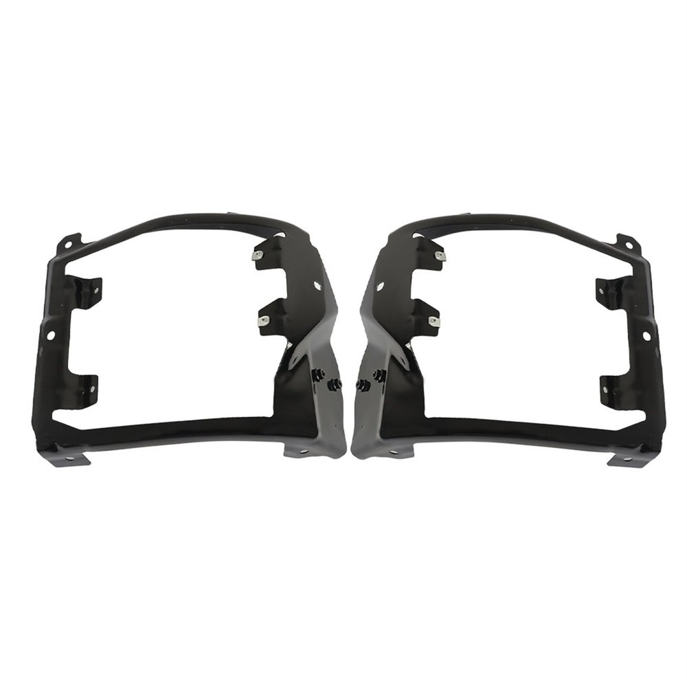 2-Pack Front Outer Bumper Bracket Black for 2016-2019 Silverado 1500 GM1063114