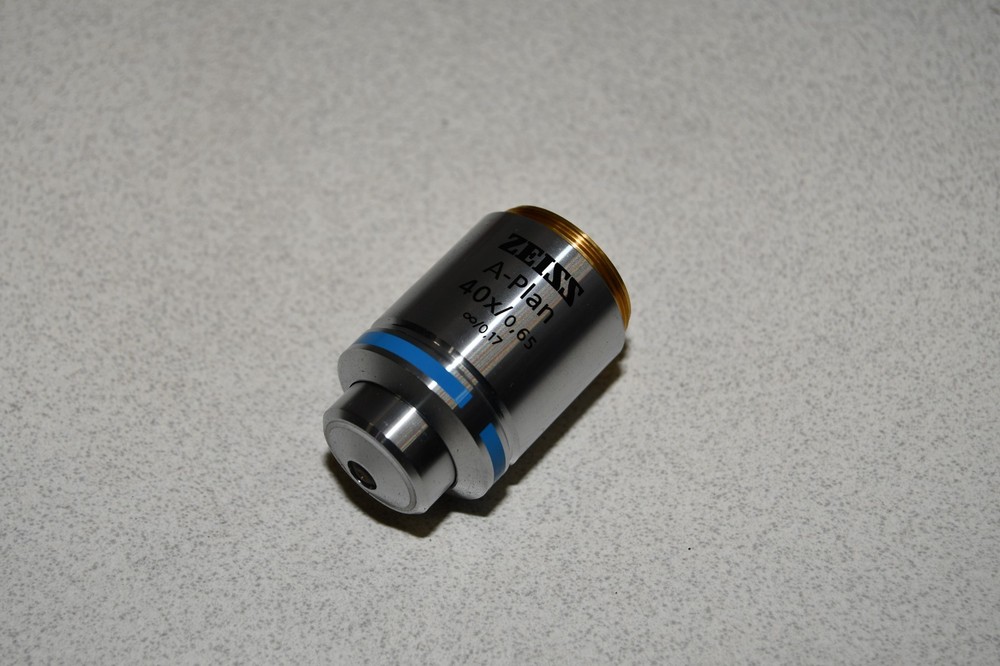 ^ Zeiss A Plan 40x/0.65 Microscope Objective 44 10 50 #X6359