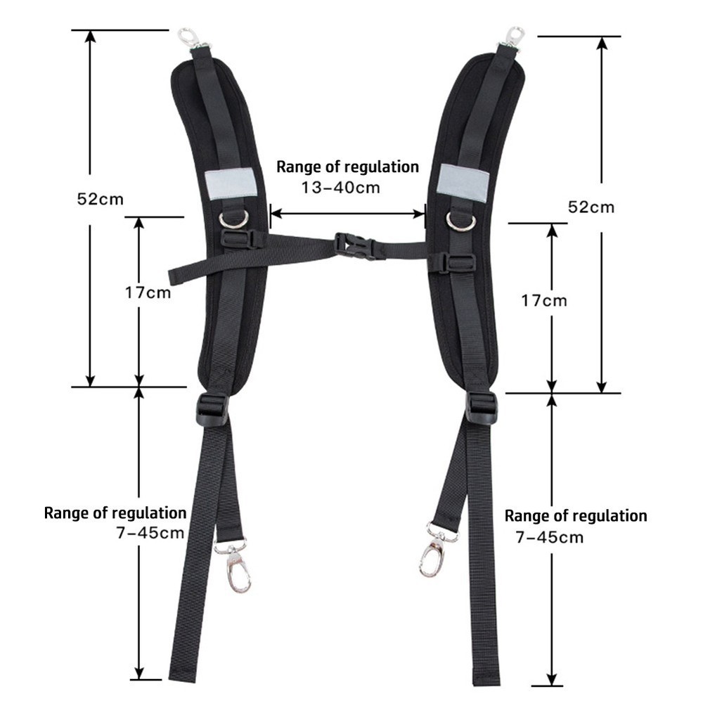 Daily Use Backpack Straps Replacement Clip-on Backpack Straps Shock-resistant