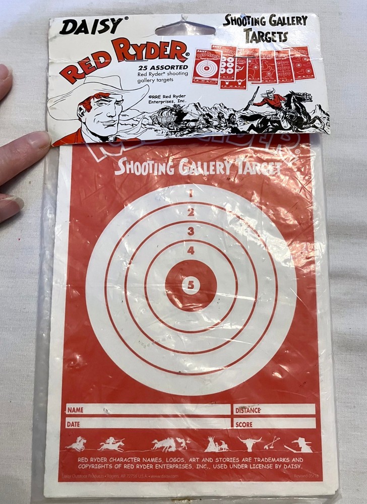 NWT Daisy RED RYDER SHOOTING GALLERY TARGETS 25 Assorted