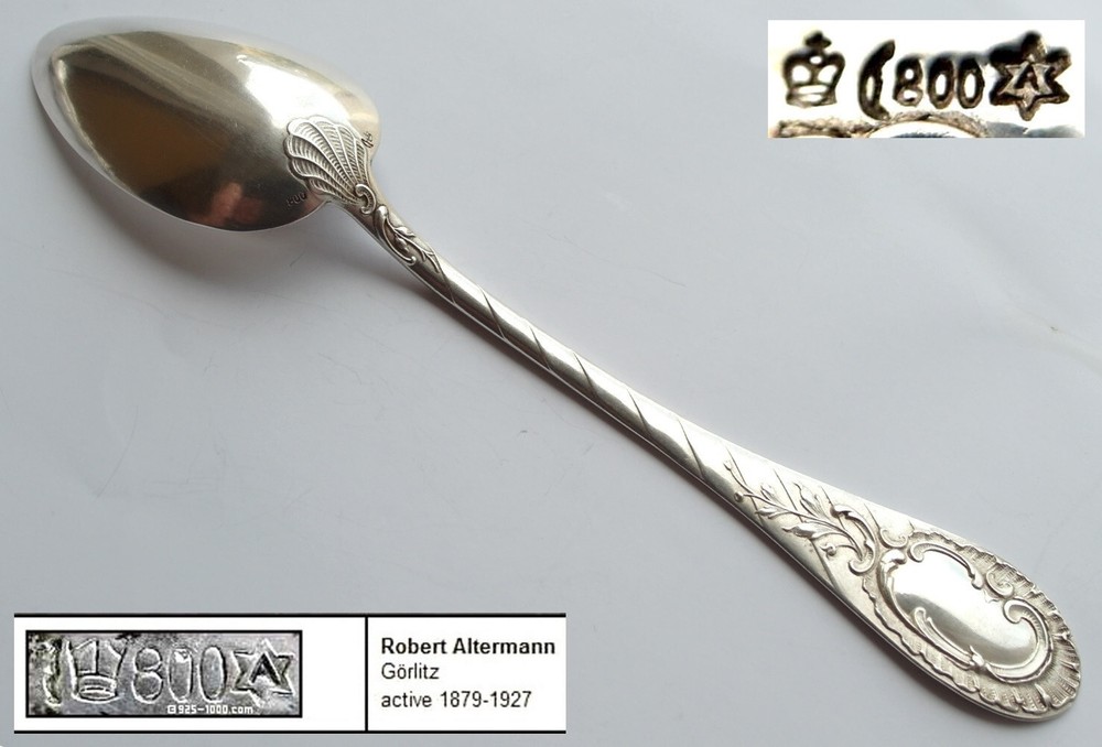 Set, Dining Fork + Spoon, Robert Altermann, 800 Silver E693