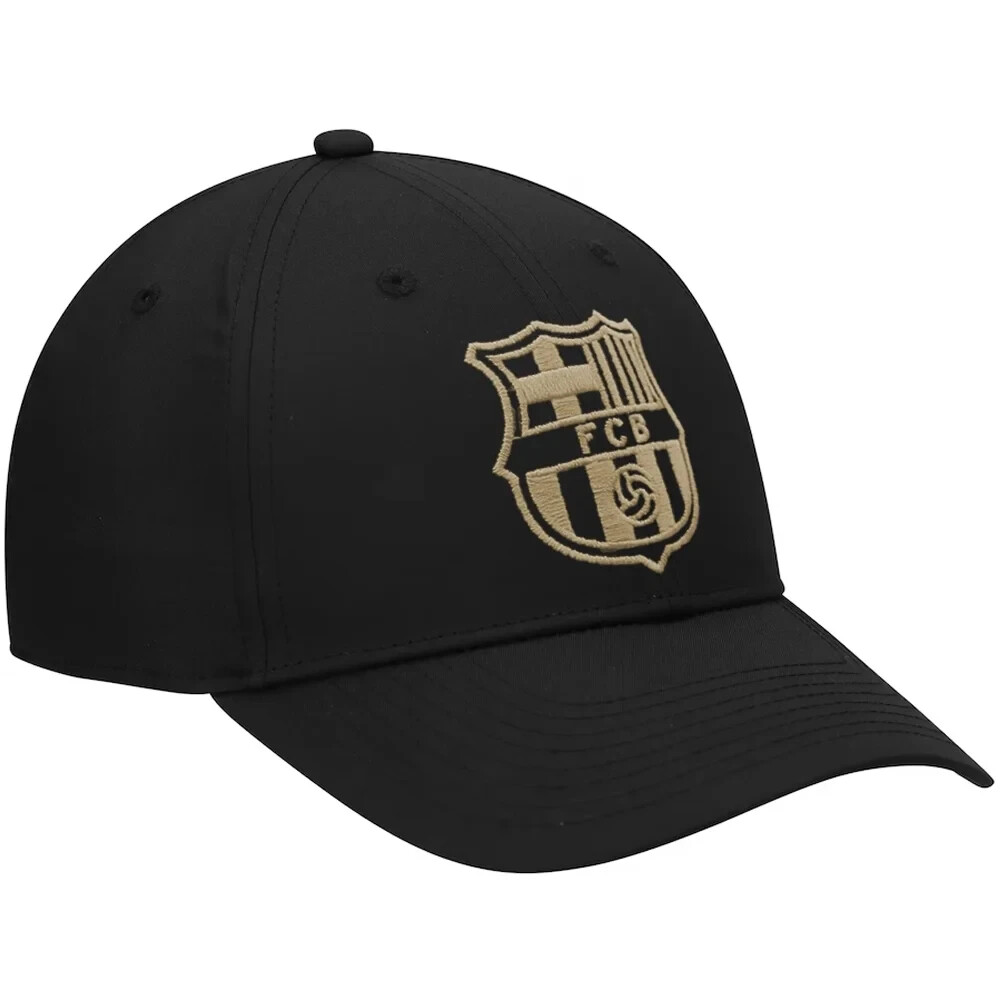 FC Barcelona Black/Gold Cap, Adjustable, Licensed