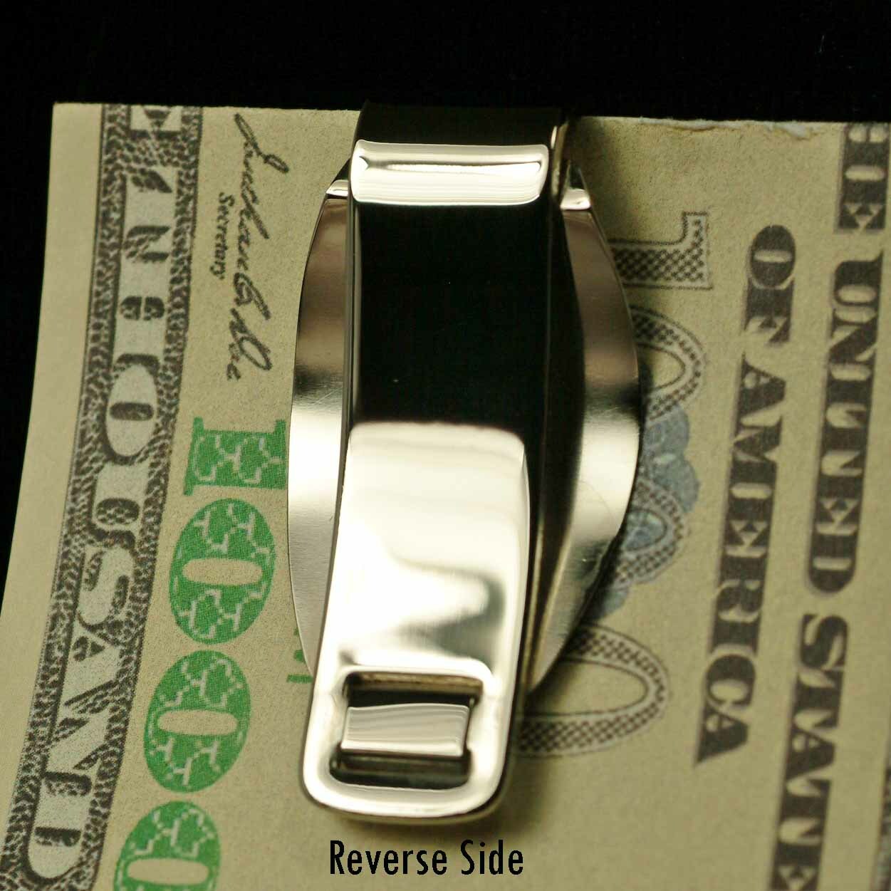 Morgan Peace Liberty silver dollar size money clip coin holder