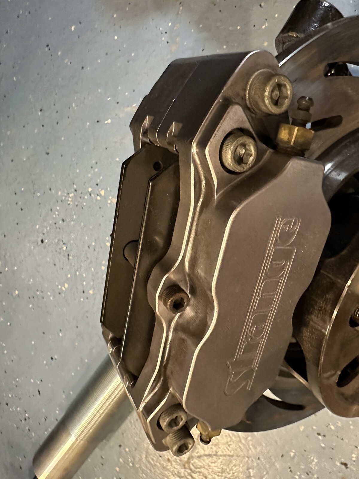 Strange Engineering Ford S197 Mustang Super Cobra Jet Struts, Hubs, and Brakes