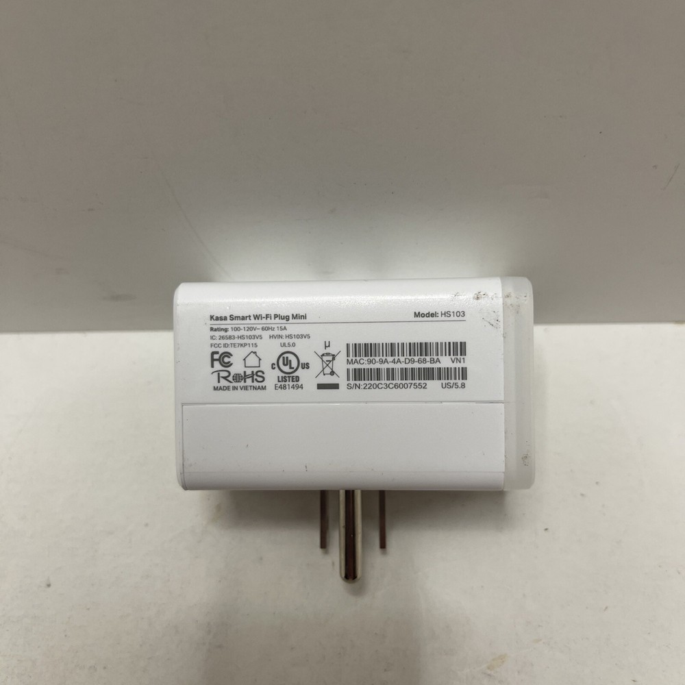 TP-Link Kasa Wi-Fi Smart Plug Mini