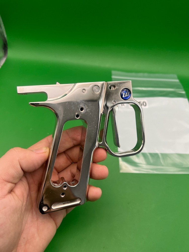 WGP Autococker Hinge Paintball Marker Frame -Silver