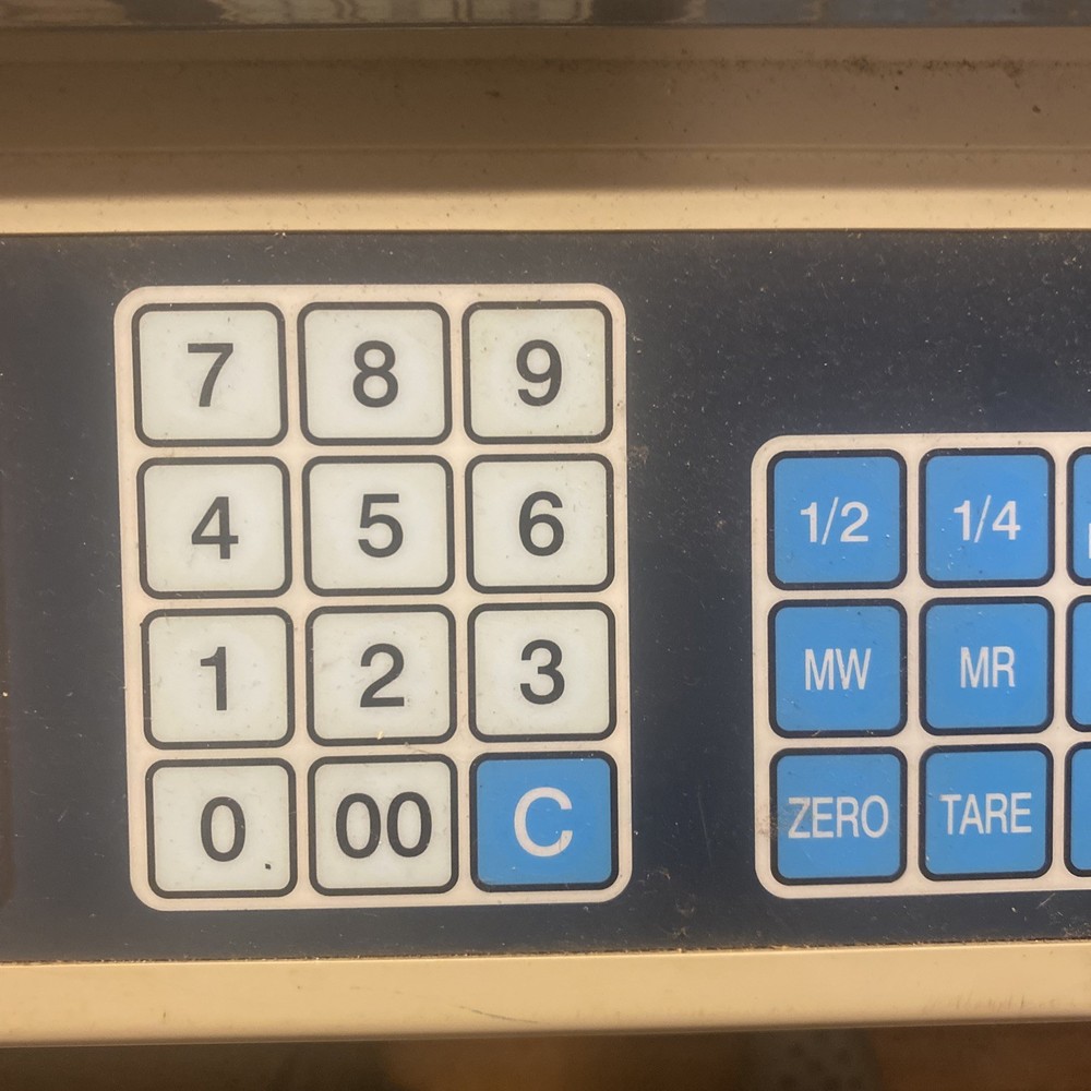 CAS 30 Lb Price Computing Scale. Store Meats Packaging Customer Readout Bright