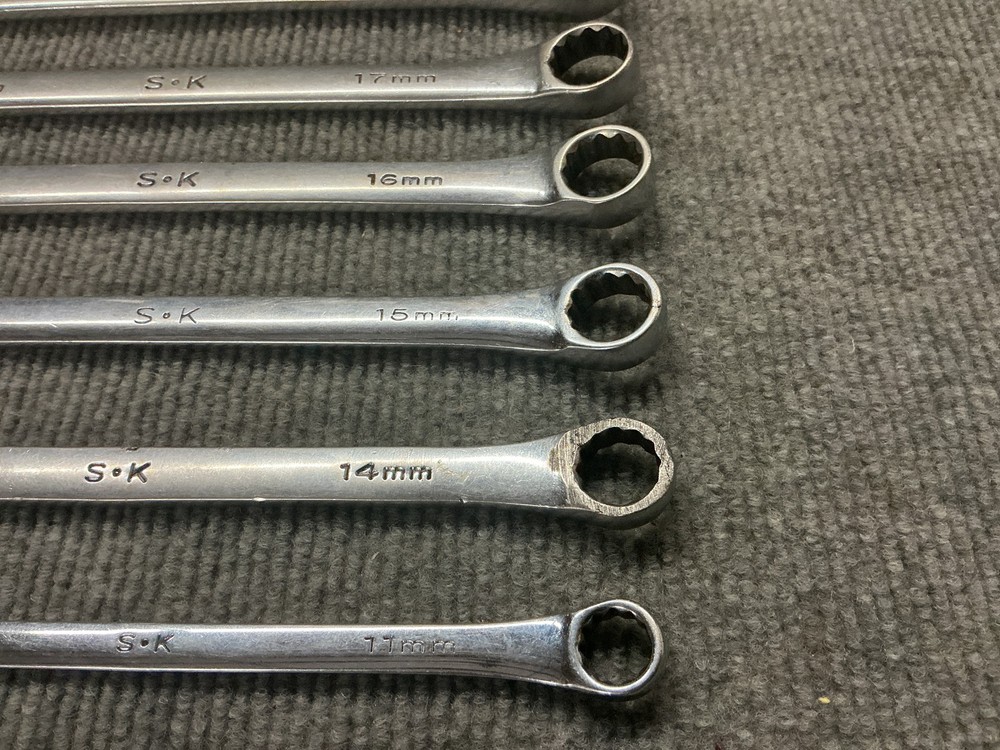8pc SK Tools USA Metric Wrench Set