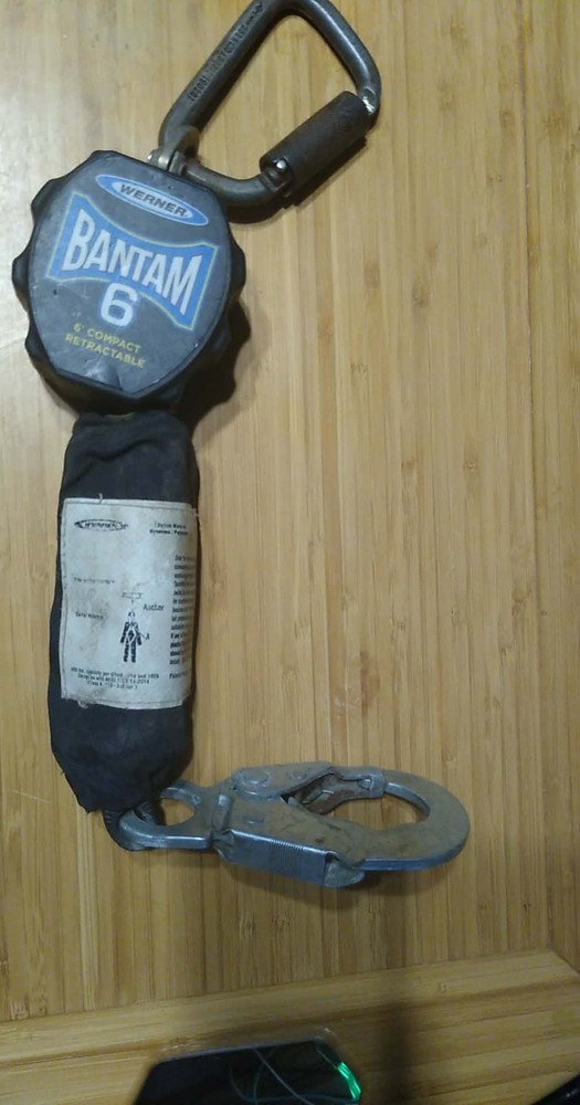 WERNER BANTAM 6 6' COMPACT RETRACTABLE LIFELINE