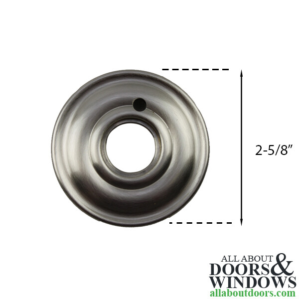 Baldwin Estate Rosette 5148 Estate Rosette Privacy Function Chrome Back Plate