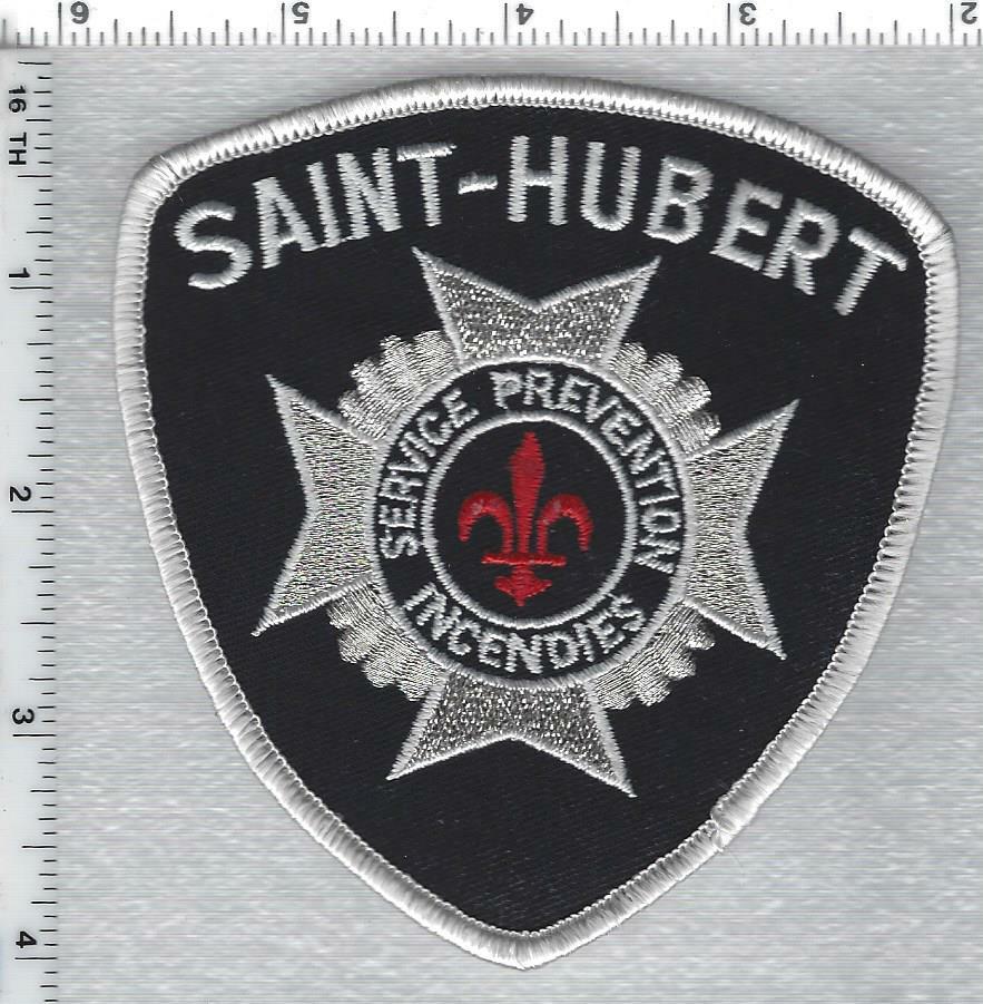 Saint-Hubert Fire Department (Quebec, Canada) Shoulder Patch