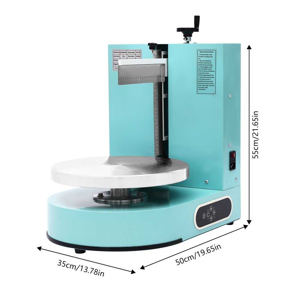 Electric Automatic Cake Cream Butter Coating Machine Cake Spreading Machine 110V