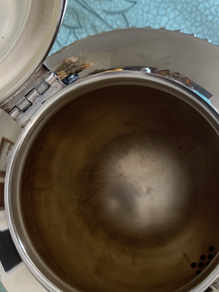 Vintage Silver Plated Crescent Tea/coffee Jug/jar